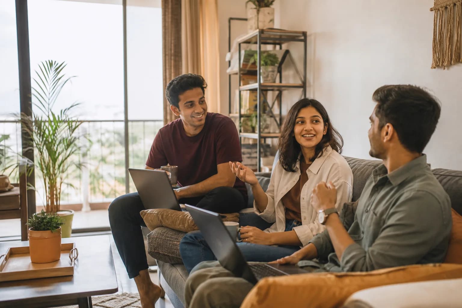 Young professionals enjoying a shared home in Pune