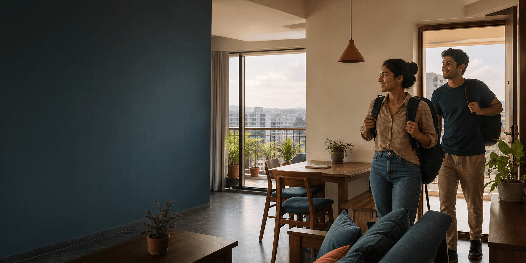 Residents arriving at a BookPGnow verified home